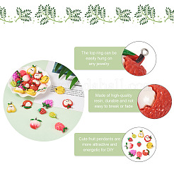 Подвески из смолы в стиле 36 шт.&nbsp;RESI-CW0001-11