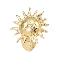 Латунные регулируемые манжеты с открытыми кольцами&nbsp;RJEW-C145-03G