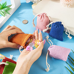 22 шт. 11-х цветные прямоугольные тканевые упаковочные мешочки&nbsp;ABAG-TA0001-87A