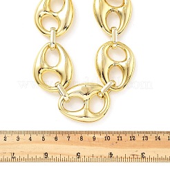 Акриловые массивные цепочки из кофейных зерен&nbsp;LS-NJEW-D313-01B