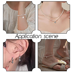 4 шт. 925 подвески из стерлингового серебра&nbsp;STER-PH0003-95