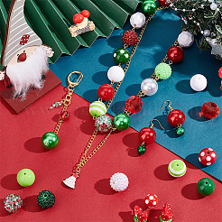 1 набор акриловых и смоляных бусин смешанного стиля&nbsp;MACR-PH0001-56B