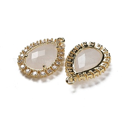 Подвески из натурального кварцевого кристалла с огранкой в виде капли&nbsp;G-I375-01G-06