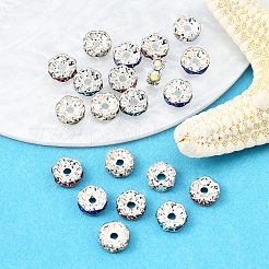 Латунные бусины разделители для поставки стразов&nbsp;X-RB-A014-L7mm-S