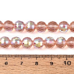 Гальванизируйте прозрачное стекло бисер нитей&nbsp;EGLA-N024-01A-C04