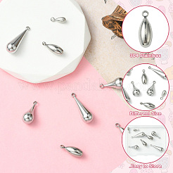 8 шт. 4 стиля подвески из нержавеющей стали 304&nbsp;STAS-CJ0002-84