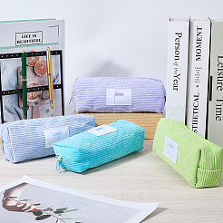 Вельветовый прямоугольный пенал&nbsp;AJEW-WH20017-30C