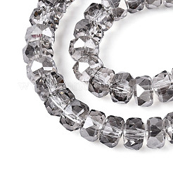 Стеклянные бусины с гальваническим покрытием &nbsp;EGLA-T021-20C