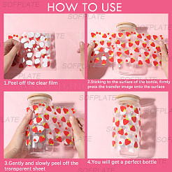 8 шт. 8 стиля ПВХ пластиковые водонепроницаемые декоративные наклейки этикетки&nbsp;DIY-SP0004-93E