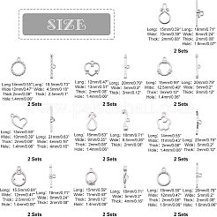 20 комплект из 10-х латунных застежек-тоглов&nbsp;KK-FH0002-25