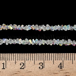 Гальванизируйте прозрачное стекло бисер нитей&nbsp;EGLA-P061-04C-AB