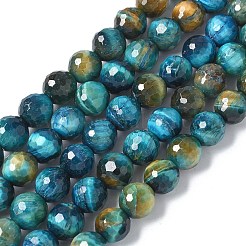 Природных тигровый глаз бисер нитей&nbsp;G-M445-A01-01