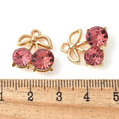 Подвески из сплава и страза&nbsp;PALLOY-E775-22G-01