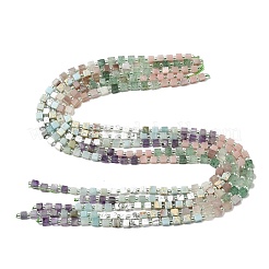 Нити бусин из натурального зеленого клубничного кварца&nbsp;G-H333-03L