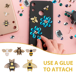 40 шт. 5 стиля эмалевых кабошонов и подвесок из сплава&nbsp;FIND-FH0007-28