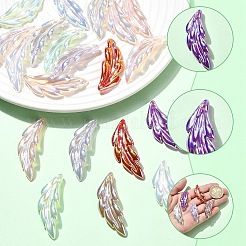 10 шт. переливающихся акриловых подвесок с УФ-покрытием&nbsp;OACR-YW0004-27