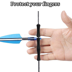 6 упаковка силиконовых накладок на пальцы для тетивы лука&nbsp;AJEW-CP0010-21