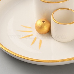 Фарфоровый держатель для курильниц&nbsp;AJEW-WH20120-18B