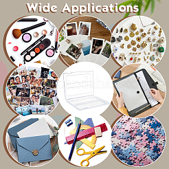 Прямоугольные пластиковые ящики для хранения файлов a4&nbsp;CON-WH0110-73