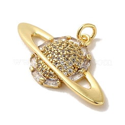 Покрытие стойки латунь микропаве прозрачные подвески из кубического циркония&nbsp;KK-P267-25G