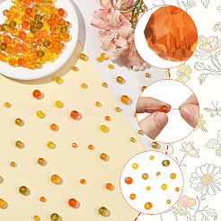 900 шт. 9-х цветные стеклянные бусины на тему Дня благодарения&nbsp;EGLA-SP0001-36