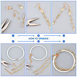 Паяные латунные цепочки для скрепок&nbsp;CHC-CA0001-03G