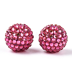 Прозрачная смола горный хрусталь постепенные бусы&nbsp;RESI-S314-18x20-06