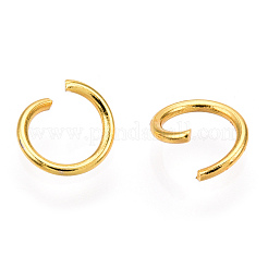 Открытые соединительные кольца из нержавеющей стали 304 с вакуумным покрытием PVD&nbsp;X-STAS-R049-6x0.8mm-G