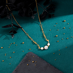 70 шт. круглые 925 серебряные бусины-разделители&nbsp;STER-DC0001-68B