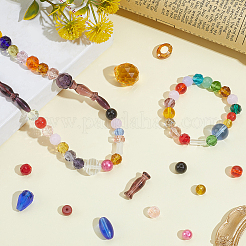 2 прядь стеклянных бусин&nbsp;GLAA-PA0001-27