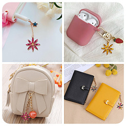 24шт 6 цвета акриловые подвески со стразами&nbsp;FIND-TA0002-79