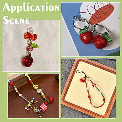 32шт 2 стиля подвески из смолы&nbsp;RESI-UN0001-08