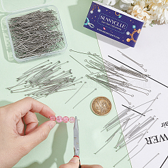 600 шт. 3 стиля штифтов из нержавеющей стали 304 с шарообразной головкой&nbsp;STAS-SC0007-81