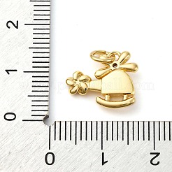 Латунные микро проложить кубического циркония подвески&nbsp;KK-P308-64G