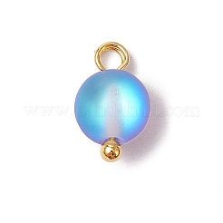 9 шт. круглые подвески из синтетического лунного камня двух цветов&nbsp;PALLOY-JF03478