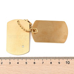 Подвеска из нержавеющей стали 304 со стразами&nbsp;STAS-U040-14G