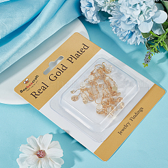 30 шт. 3-х стилевые латунные клипсы-серьги&nbsp;KK-BBC0011-06