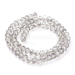 Стеклянные бусины с гальваническим покрытием &nbsp;X-GR10MMY-01S