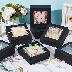 Квадратные подарочные коробки для хранения крафт-бумаги&nbsp;CON-WH0095-100C-02