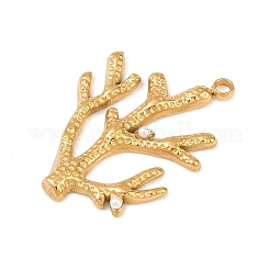 Подвески из нержавеющей стали 304 и АБС-пластика с имитацией жемчуга&nbsp;STAS-Z185-05G-01