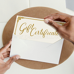 Бумажная подарочная карта&nbsp;AJEW-WH0832-005