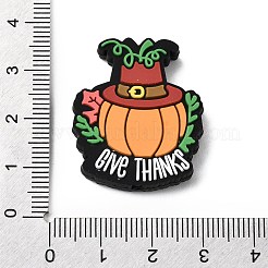 Силиконовые бусины на тему Дня благодарения&nbsp;SIL-J001-01D