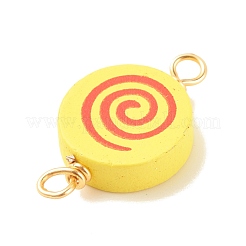 Окрашенные аэрозольной краской деревянные соединительные шармы&nbsp;PALLOY-JF01427-17