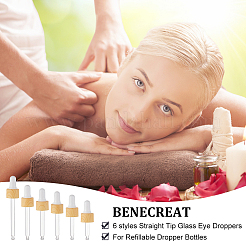 12 набор из 6-х видов стеклянных пипеток с прямым кончиком&nbsp;TOOL-BC0002-13