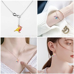 Сплав эмали подвески&nbsp;ENAM-SC0001-61-RS