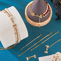 2 шт. латунные застежки-крючки и S-образные крючки&nbsp;DIY-TA0004-25