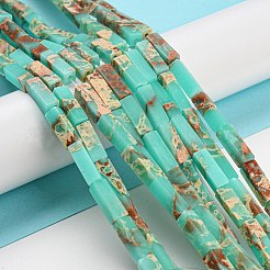 Синтетические окрашенные нити императорской яшмы&nbsp;G-D077-C01-08