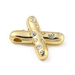 Латунные микропаве прозрачные подвески с фианитом&nbsp;KK-E093-04G-X