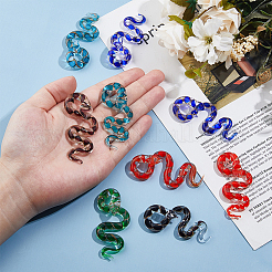 10шт. большие подвески в технике лэмпворк ручной работы&nbsp;LAMP-HS0001-11