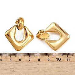 Серьги-гвоздики в форме ромба из нержавеющей стали 304&nbsp;EJEW-K268-25G